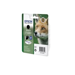 Epson T1281 Black Ink Cartridge - 185 Pages of Crisp Prints | C13T12814012 - High Quality & Reliable Performance